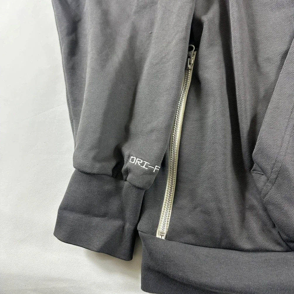 Nike MLB Chicago Cubs Dri-FIT Standard Issue Full Zip Hoodie Mens 3XL Gray Stain